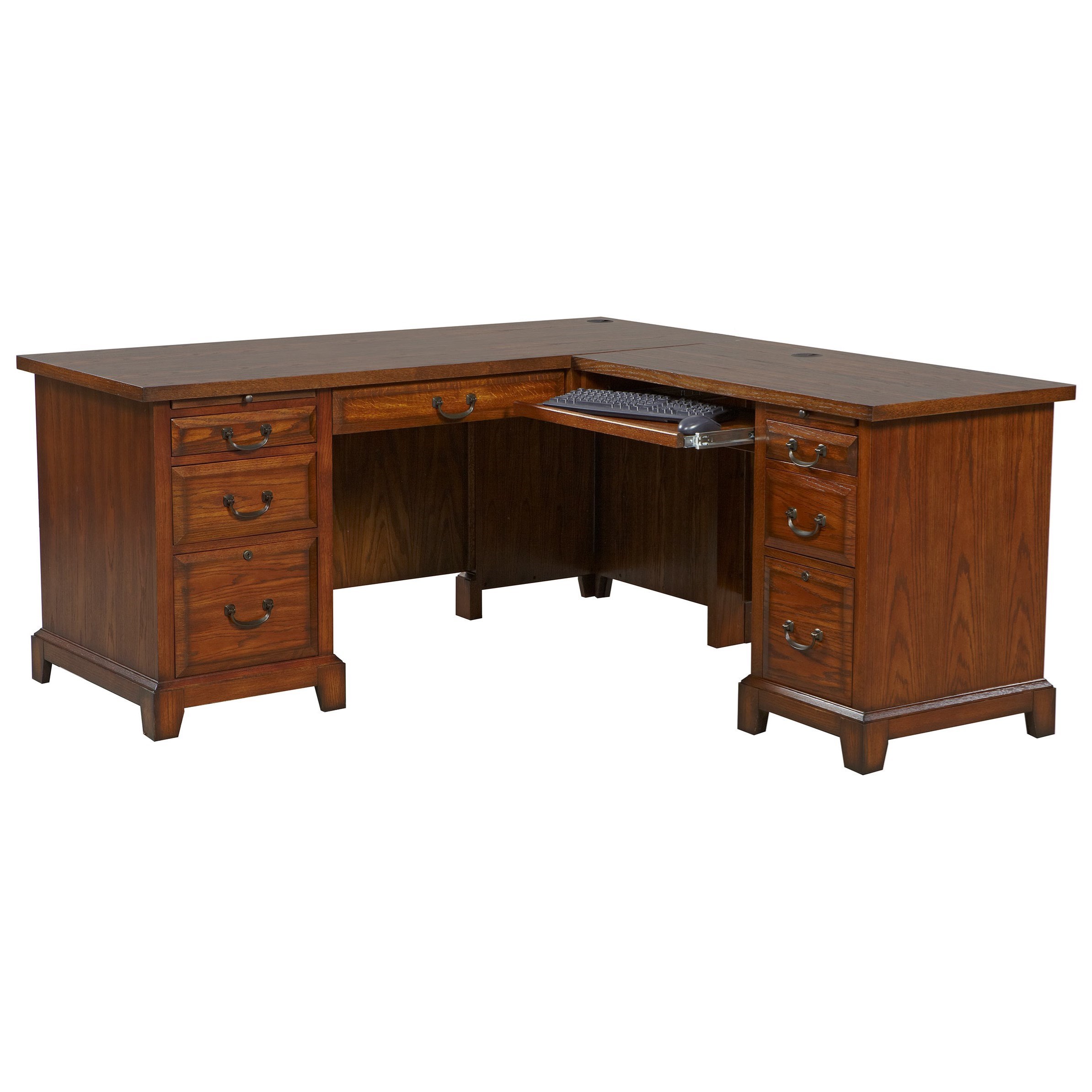 Winners Only Zahara Traditional 66" Desk with 42" Return Reeds