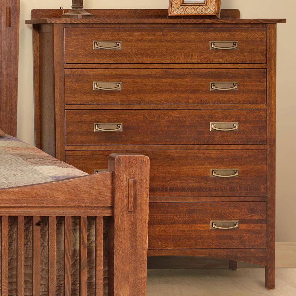 Witmer Furniture Heartland Bedroom Chest with 5 Drawers | Mueller