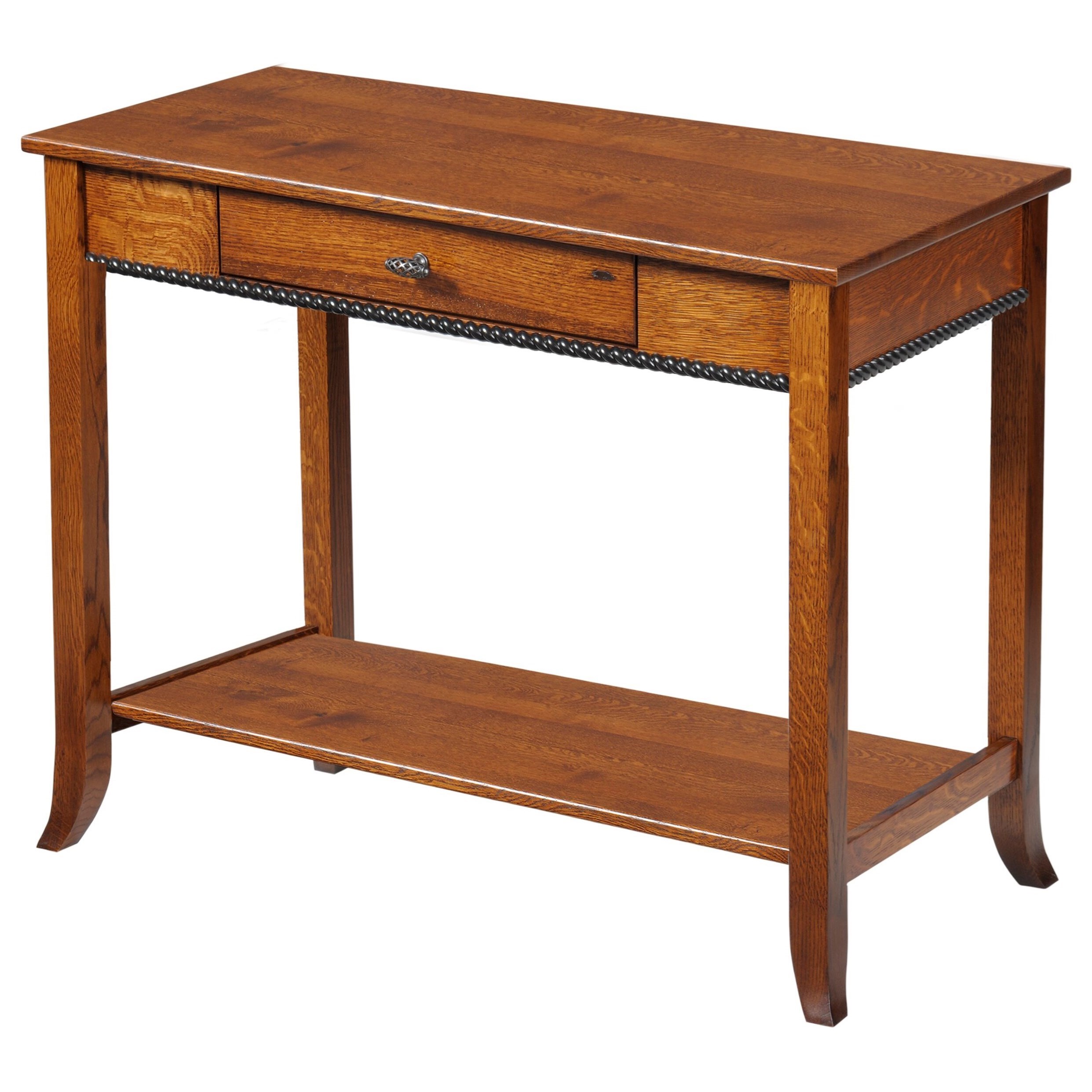 Y & T Woodcraft Cranberry 426 Transitional Solid Wood Sofa Table Saugerties Furniture Mart