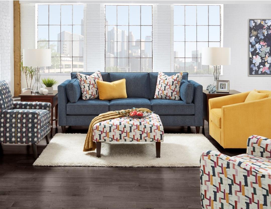 Fusion 1700 Theron Indigo Collection Reeds Furniture Los Angeles